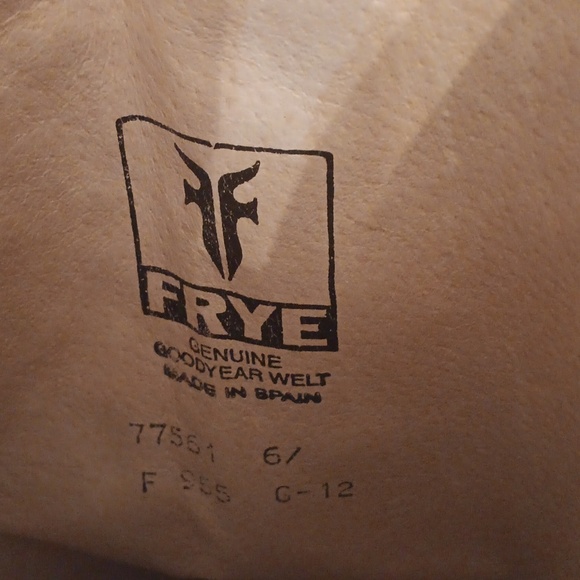 Frye Elegant Brown Leather Knee-High Boots Size 6.5 - Picture 14 of 15